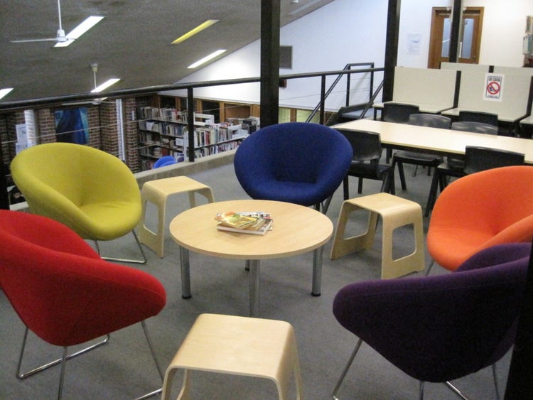 Library sitting space